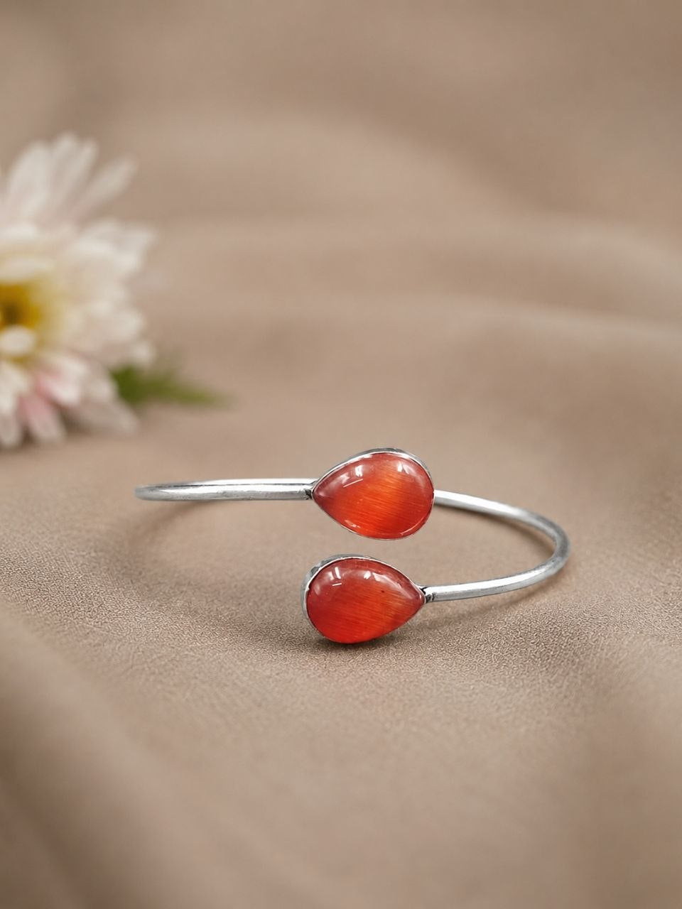 Bindu Silver Cuff Bracelet