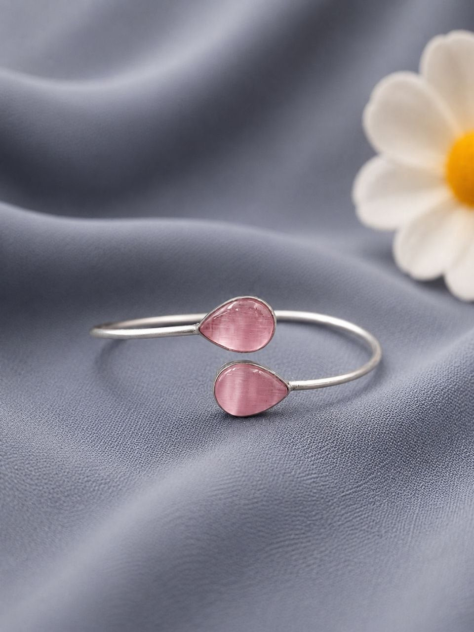 Bindu Silver Cuff Bracelet