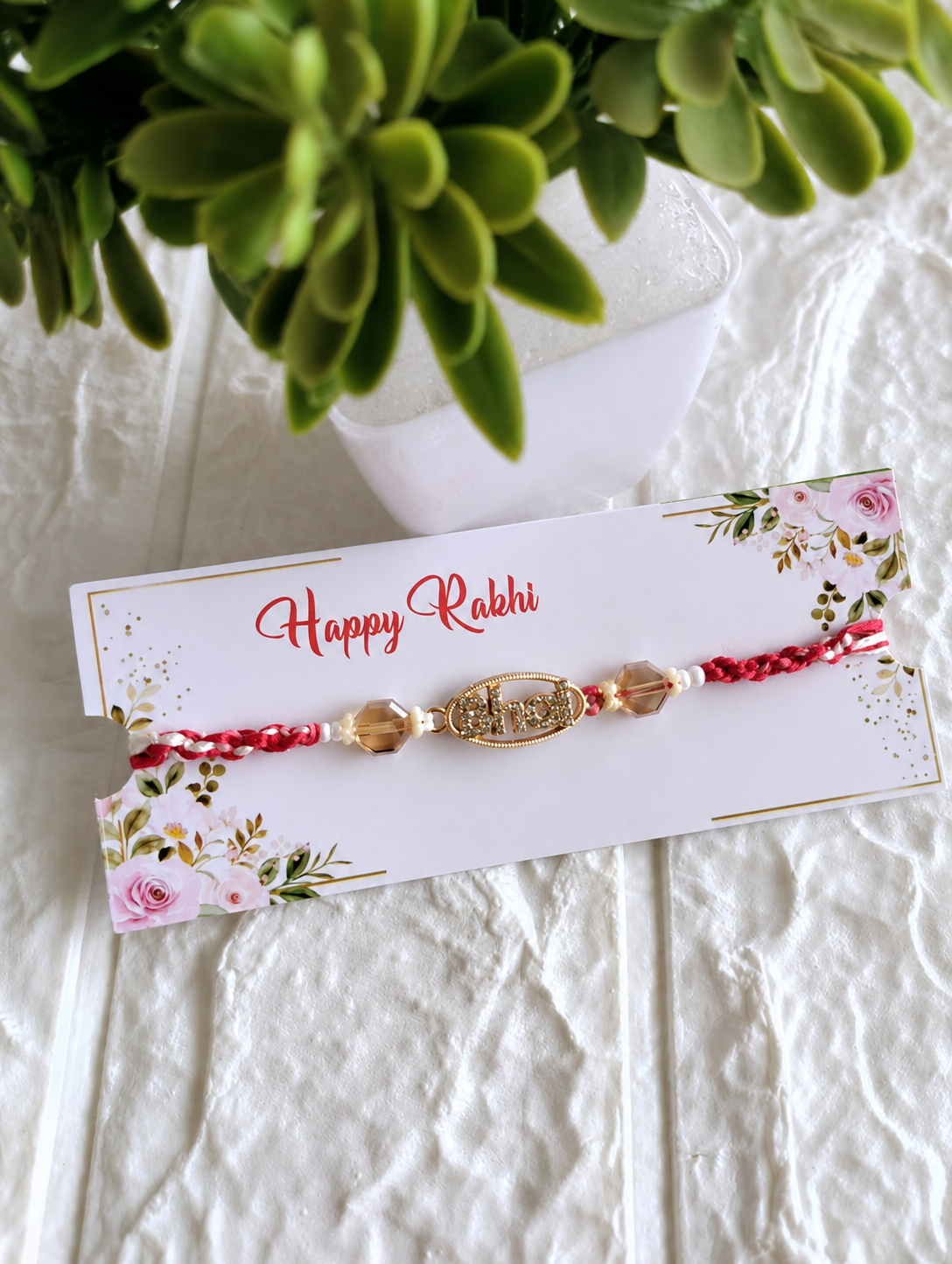 The Golden Bhai Signature Rakhi