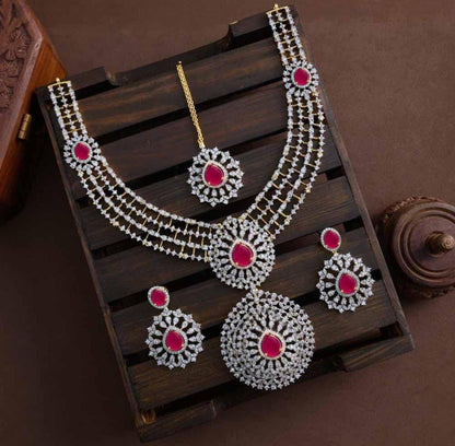 Shilpa AD Bridal Necklace Set