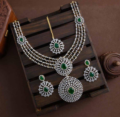 Shilpa AD Bridal Necklace Set