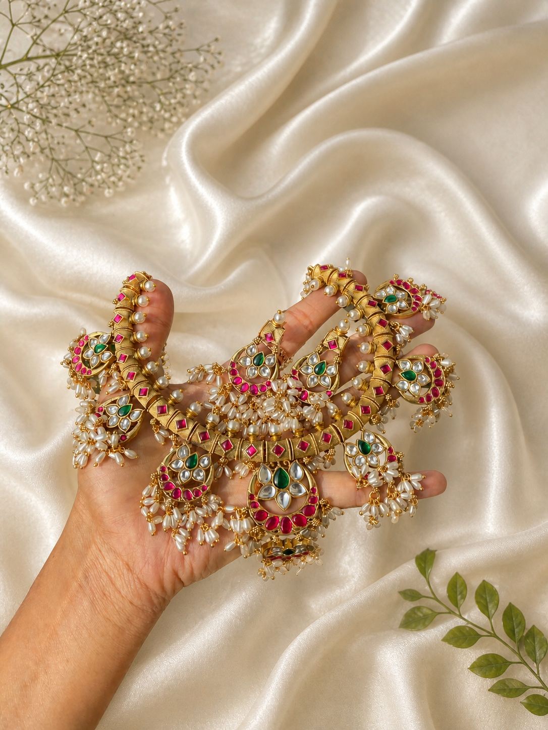 Maharani Jadau Kundan Guttapusalu Set