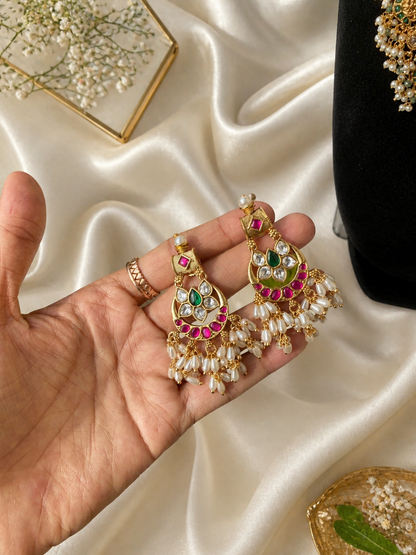 Maharani Jadau Kundan Guttapusalu Set